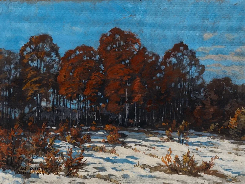 1864-Wilhelm Weisser - Giornata di fine inverno, 1937